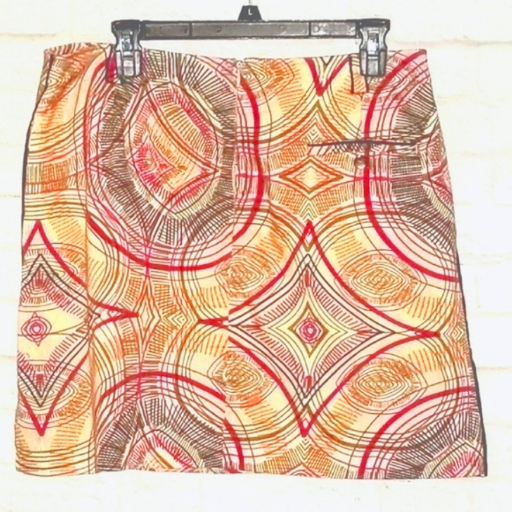 Sport Haley Women's Muticolored Geometric Pattern Golf Skirt/Skort, size…